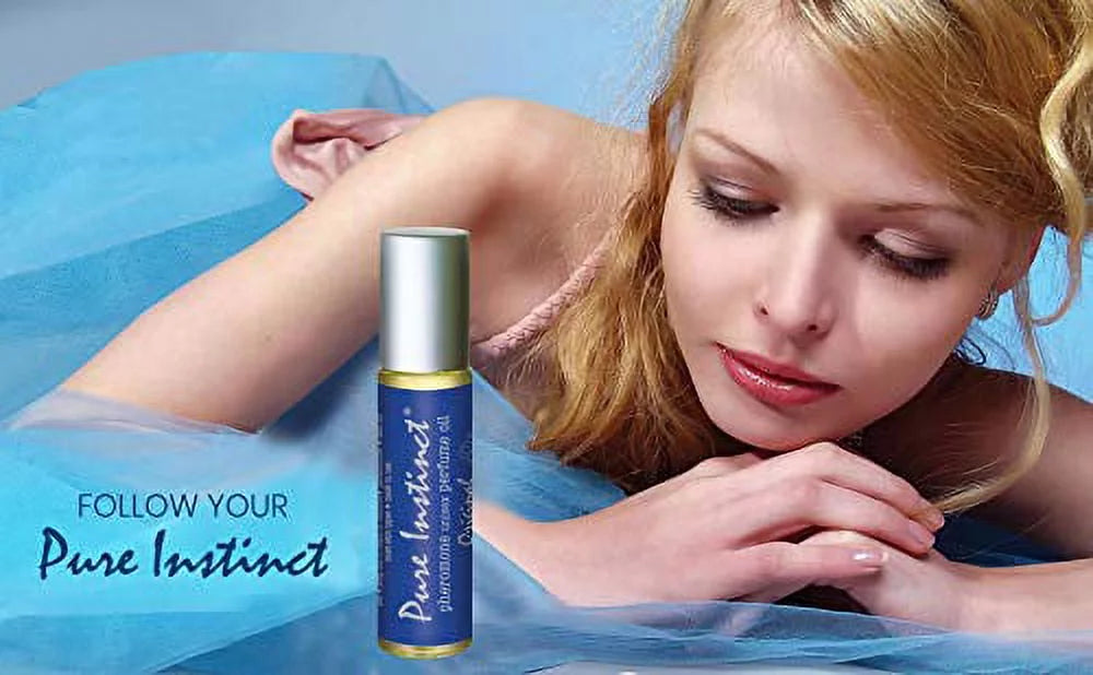 Pure Instinct Roll-On - The Original Pheromone Infused Essential Oil Perfume Cologne - Unisex For People and Gentlemen - TSA Ready