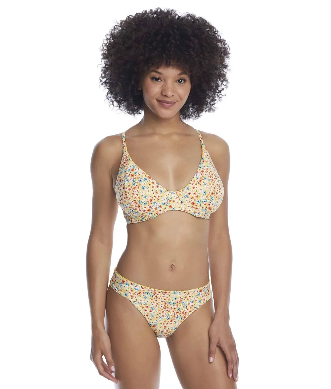 SWIM SYSTEMS Wildflower Meadow Maya Bikini Swim Top, US 38D, UK 38D, NWOT