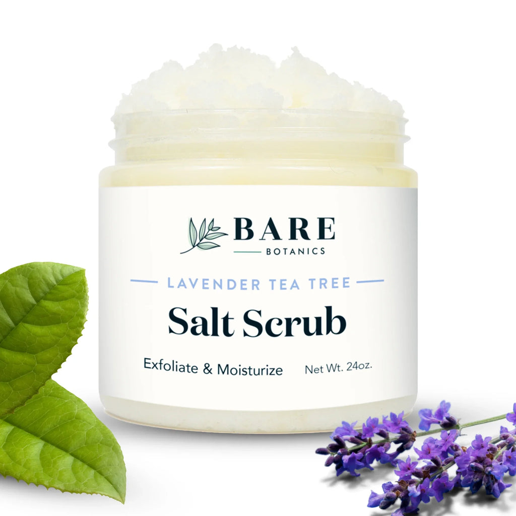 Bare Botanics Body Scrub Termination Tea Tree Sea Salt Scrub 24 oz