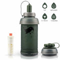 Outdoor Sports 750ml Hollow Fiber UF Collapsible Water Purifier Filter Bottle