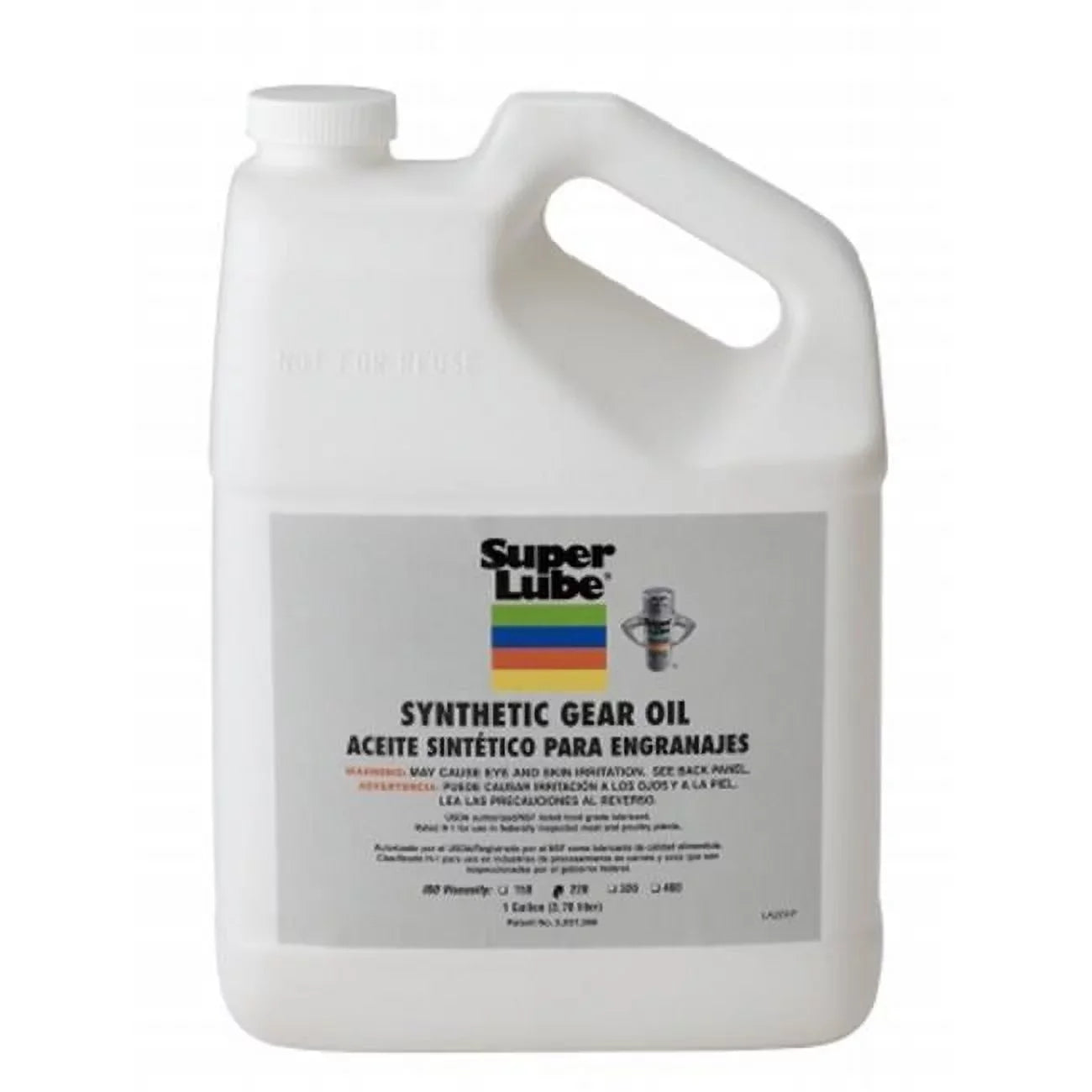 Super Lube 1 Gallon- Synthetic Gear Oil ISO 220- Translucent