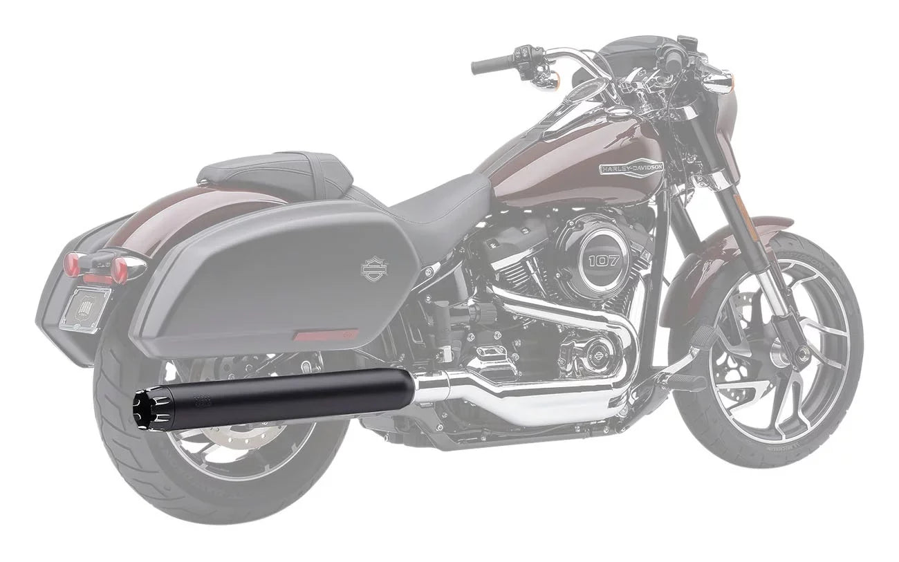 Cobra Dual Cut Slip-On Muffler Midnight (6521B)