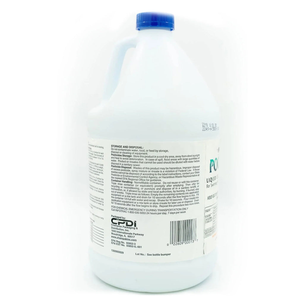 Champion Pool Shock Liquid Chlorinator for Pool Water Disinfection (4 Pack)