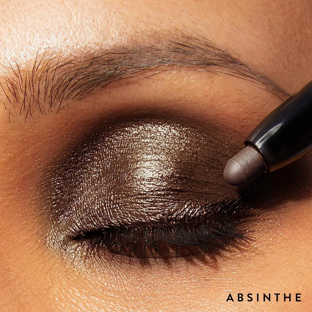 LAURA GELLER NEW YORK Make It A Double Edge Eyeshadow - Absinthe - Cream Eyeshadow Stick + Matching Powder Eyeshadow - Crease-Proof and Smudge-Proof