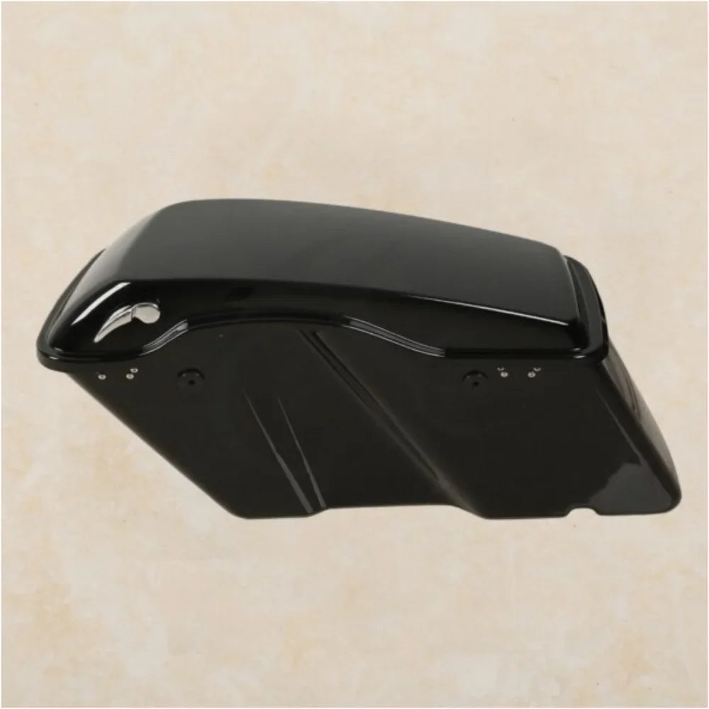 Vivid Ebony Hard Saddle Bags w/ Ebony Latch For 1994-2013 Harley-Davidson