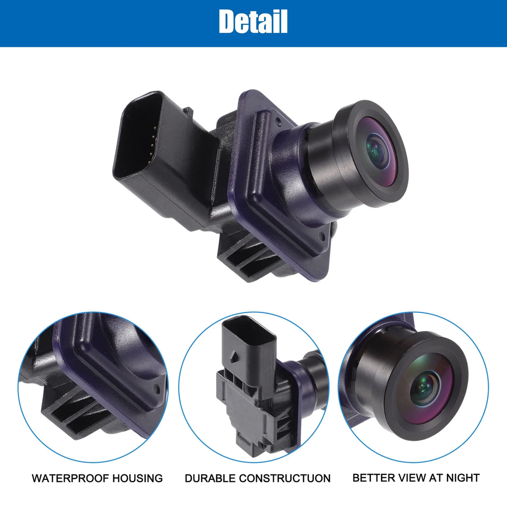 Unique Bargains Car Rear View Back Up Camera Wide Angle Park Assist Reverse Camera for Ford Edge 15-18 No.F2GZ19G490A