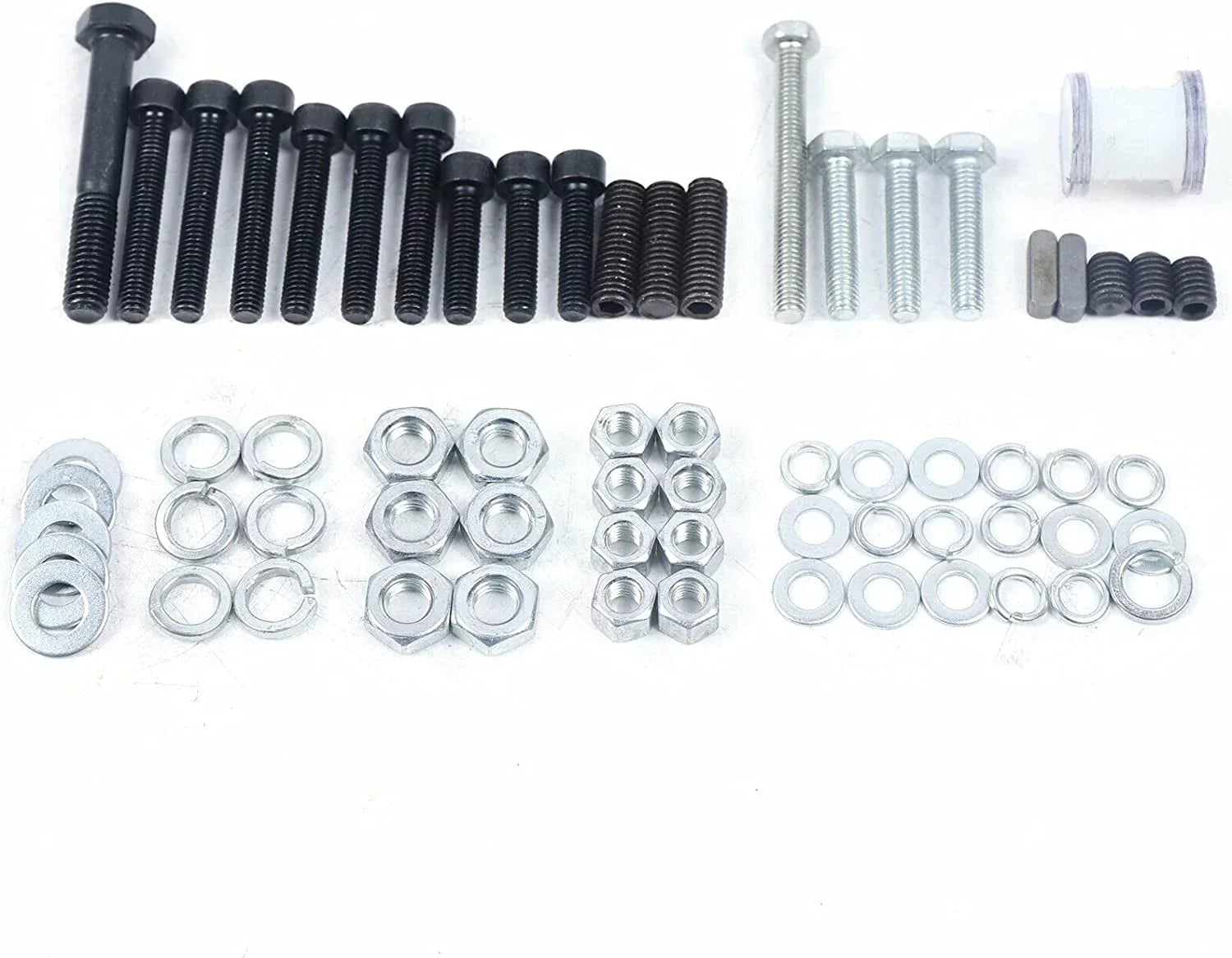 Bike Shifter Jackshaft Conversion Kit Set 415 Chain Silver for 2-Stroke Gas Motorcycles