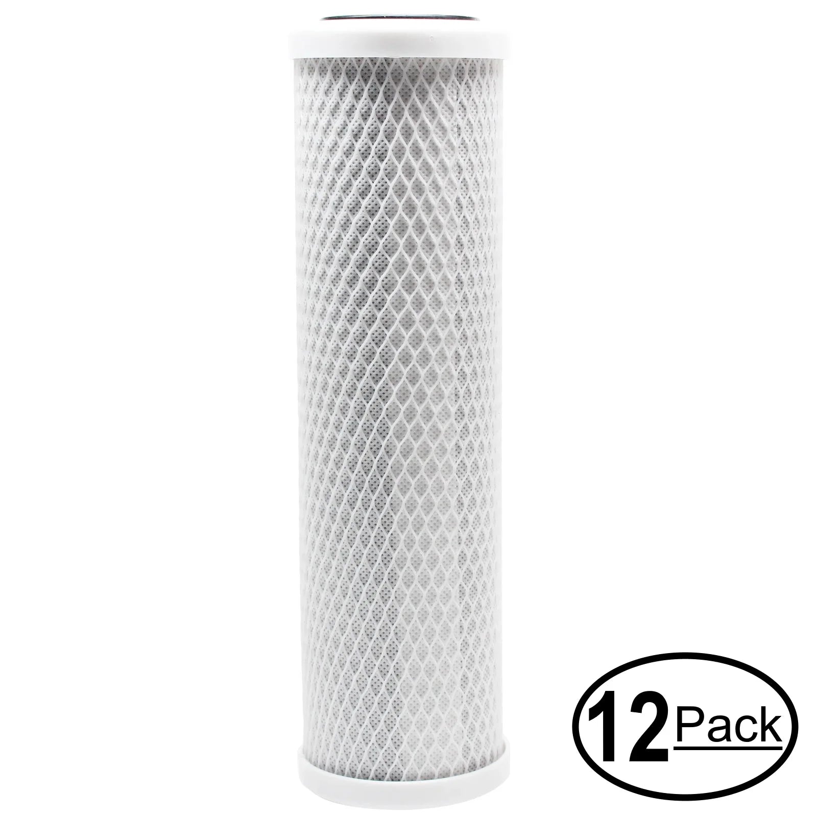 16-Pack People for H2O Distributors H2O-UCF-01-38 Activated Carbon Block Filter - Universal 10 inch Filter for H2O Distributors Single Stage Under Sink System - Denali Pure Brand