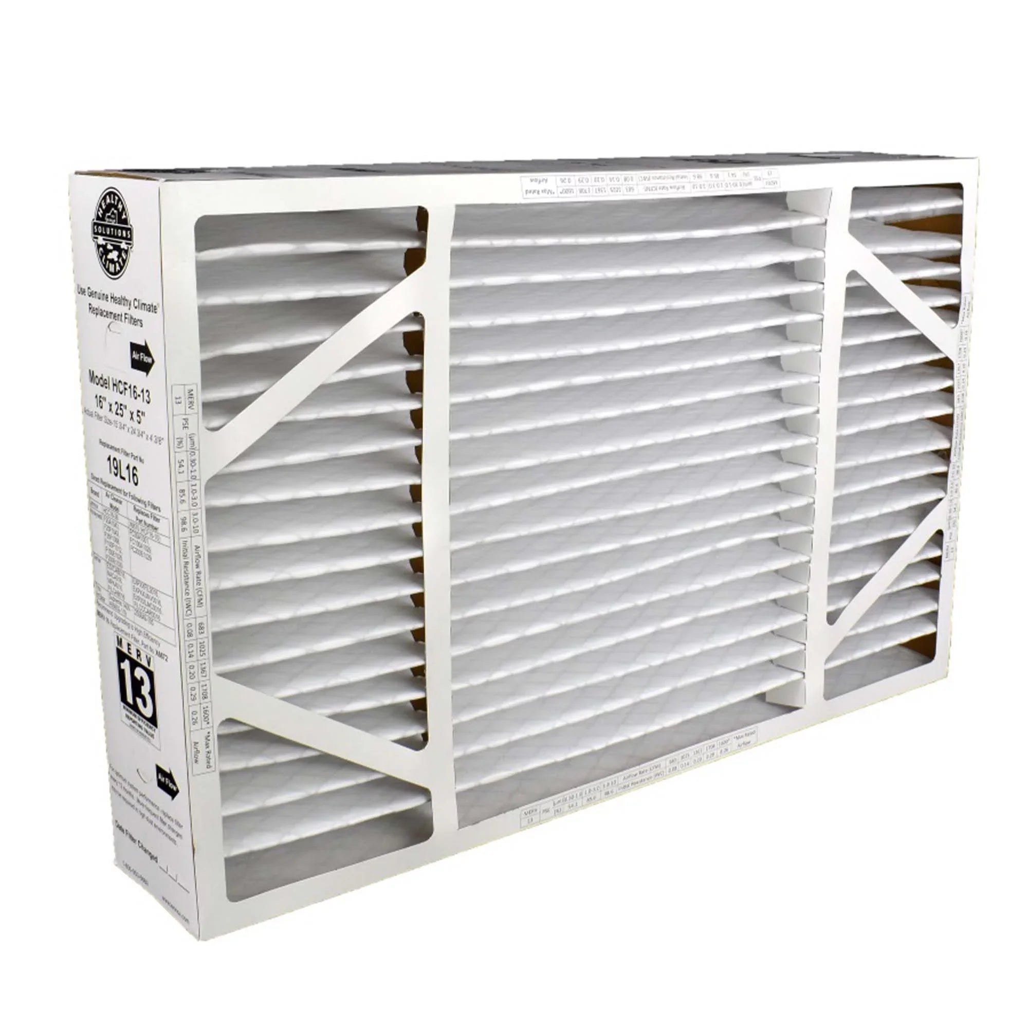 Lennox 19L16 Healthy Climate 16 x 25 x 5 Inch MERV 13 People Filter
