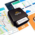 Vyncs Fleet: GPS Tracker No Monthly Fee, 4G LTE OBD, Real Time Fleet Car/Truck Tracking, SIM, Free 1 Year Data Plan, Trips, Vehicle Diagnostics, Driver Safety Alerts, Fuel Report, Emission Report