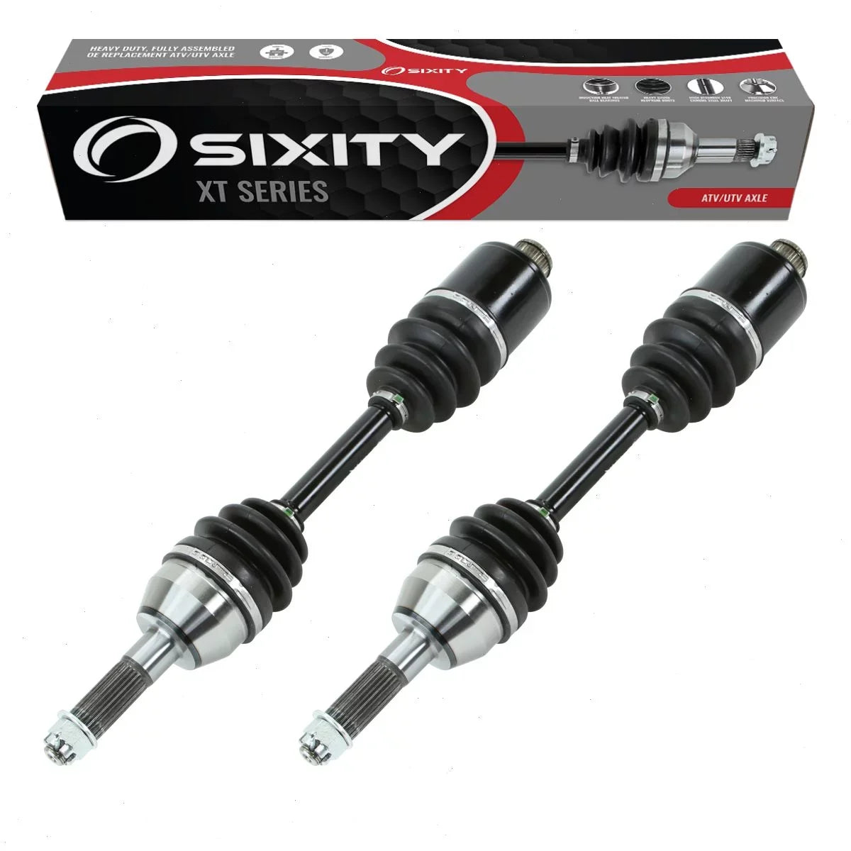 2 pc Sixity XT Rear Left Right Axle compatible with Can-Am Renegade 800R 2015 - EFI 4X4