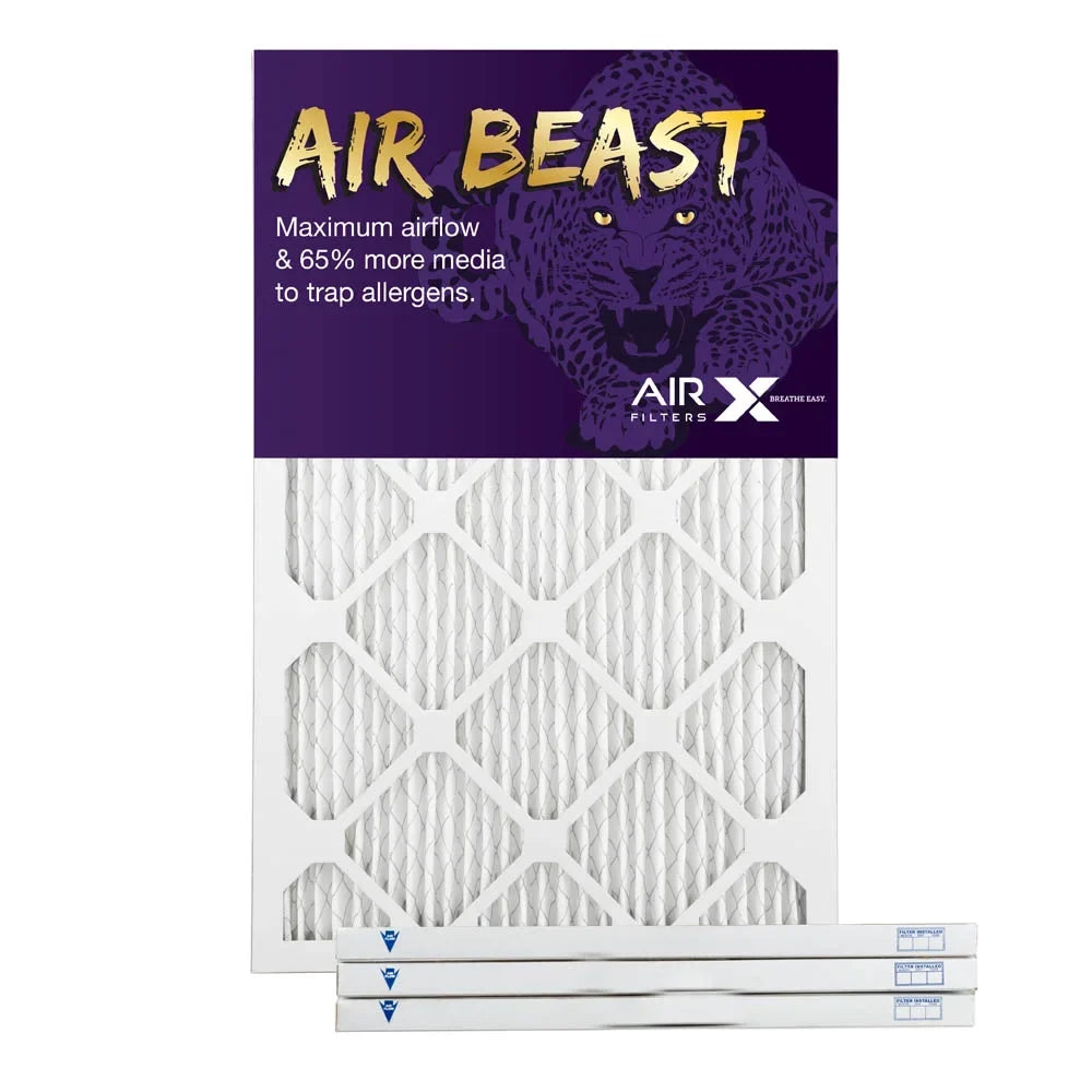 AIRx Filters Air Beast 14x25x1 Air Filter People MERV 11 AC Furnace Pleated Filter, 4-Pack