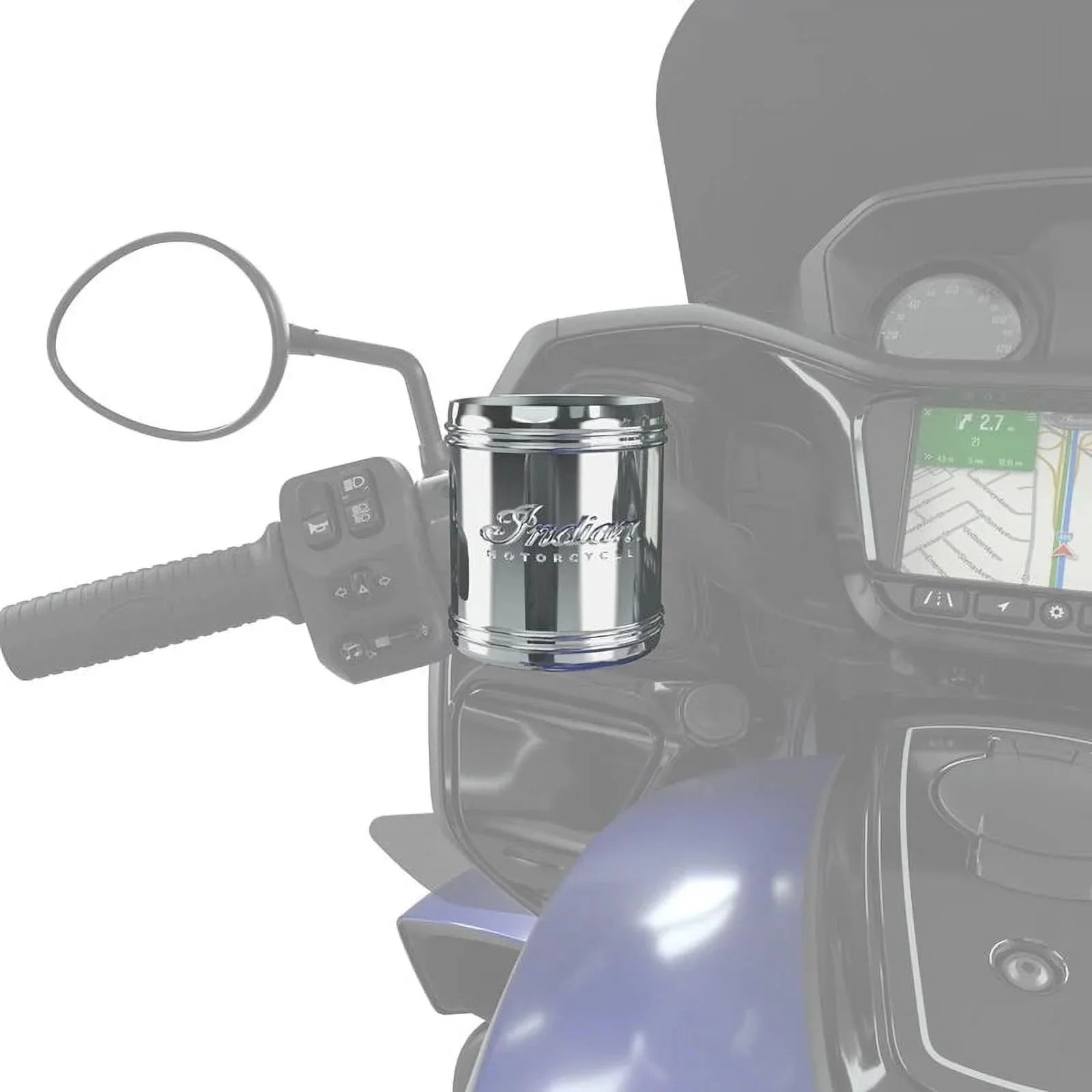 Indian Motorcycle Pinnacle Cup Holder, Chrome | 2880137