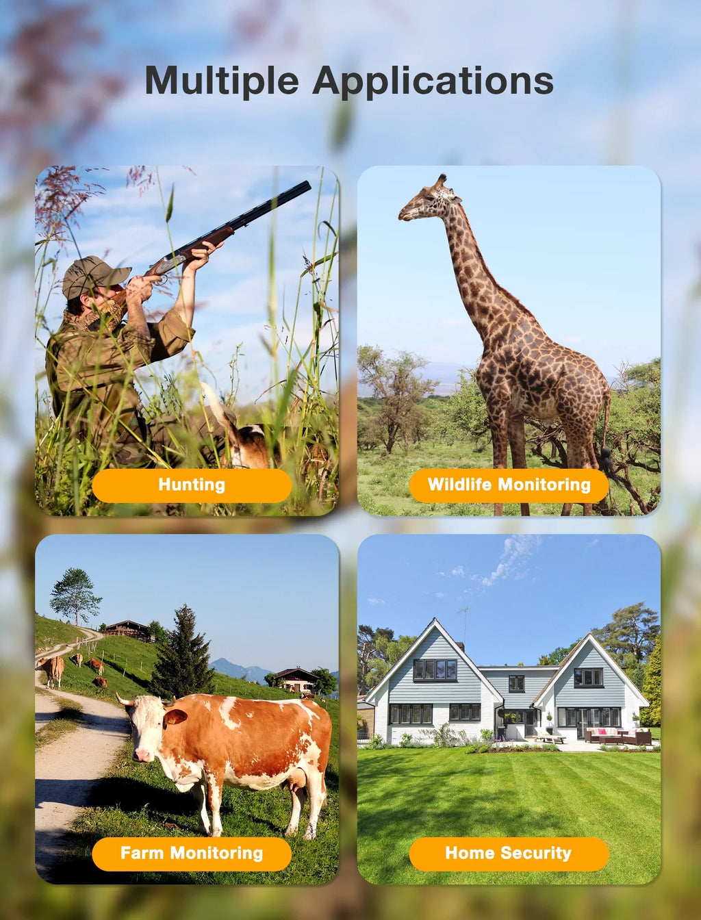 CAMPARK 4G LTE Cellular Trail Camera Final Point Picture Video to Cell Phone - 24MP 1080P Game Hunting Camera with Night Vision Motion Activated Waterproof for Wildlife Monitoring Trail Cam with SD Card