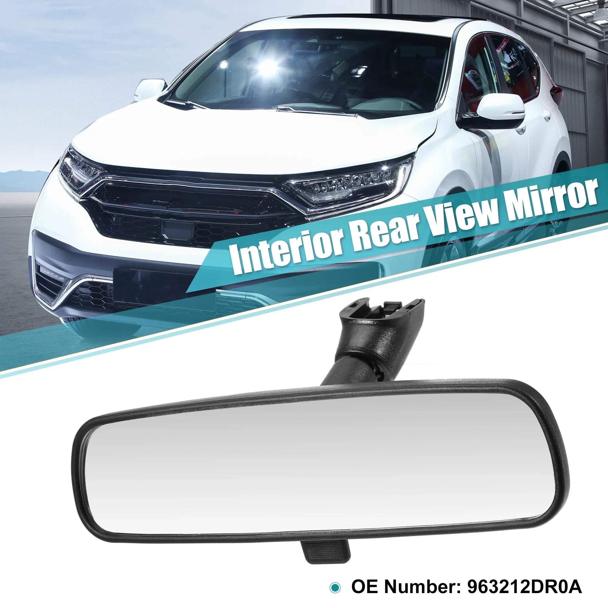 Unique Bargains Rear View Mirror Car Interior Inner Rearview Mirror Ebony No.963212DR0A for Nissan Altima 1993-2022
