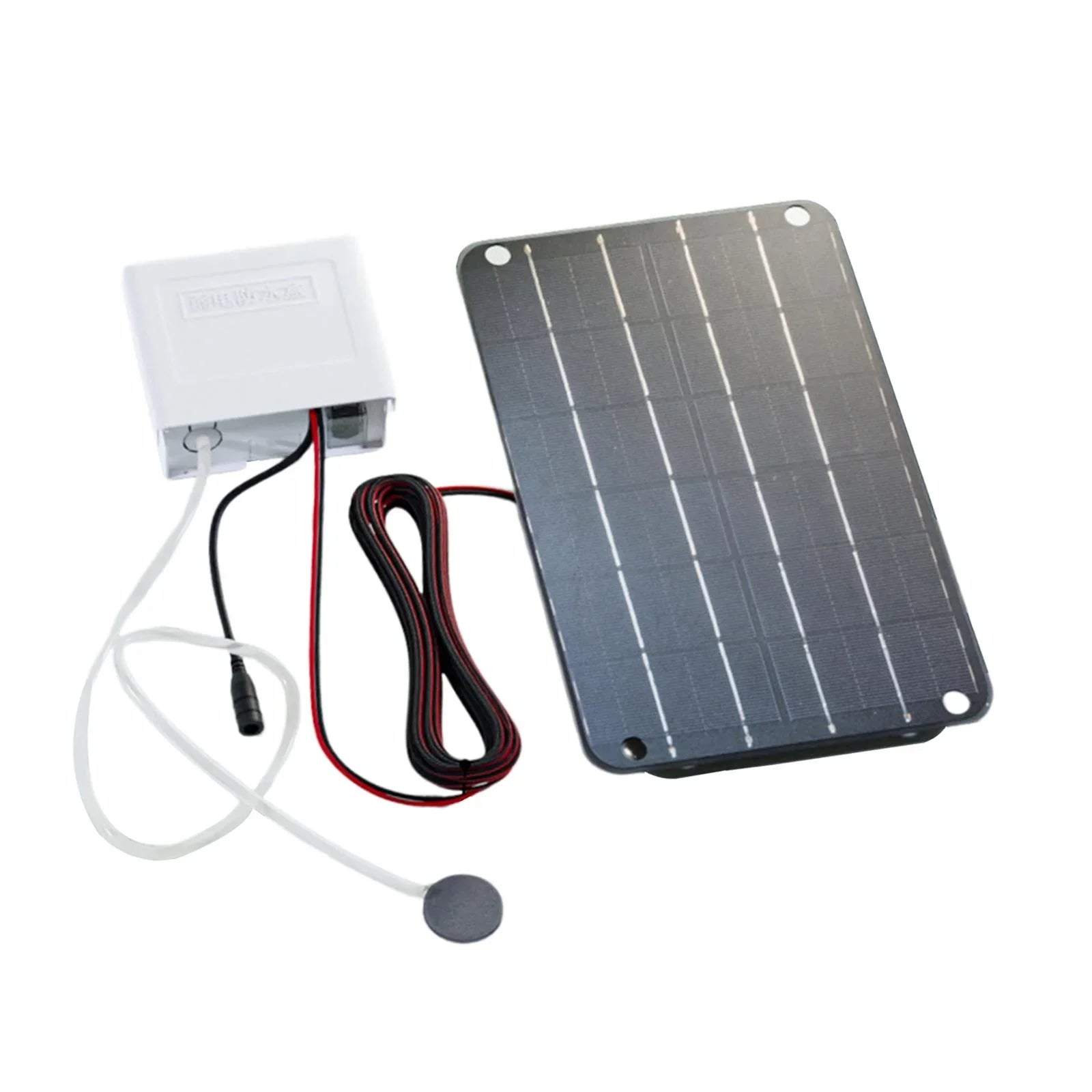 koolsoo Solar Air Pump,Aquarium Air Pump Oxygenator Silent Eco Termination Solar Pond Aerator Solar Powered Pond Pump for Hydroponics