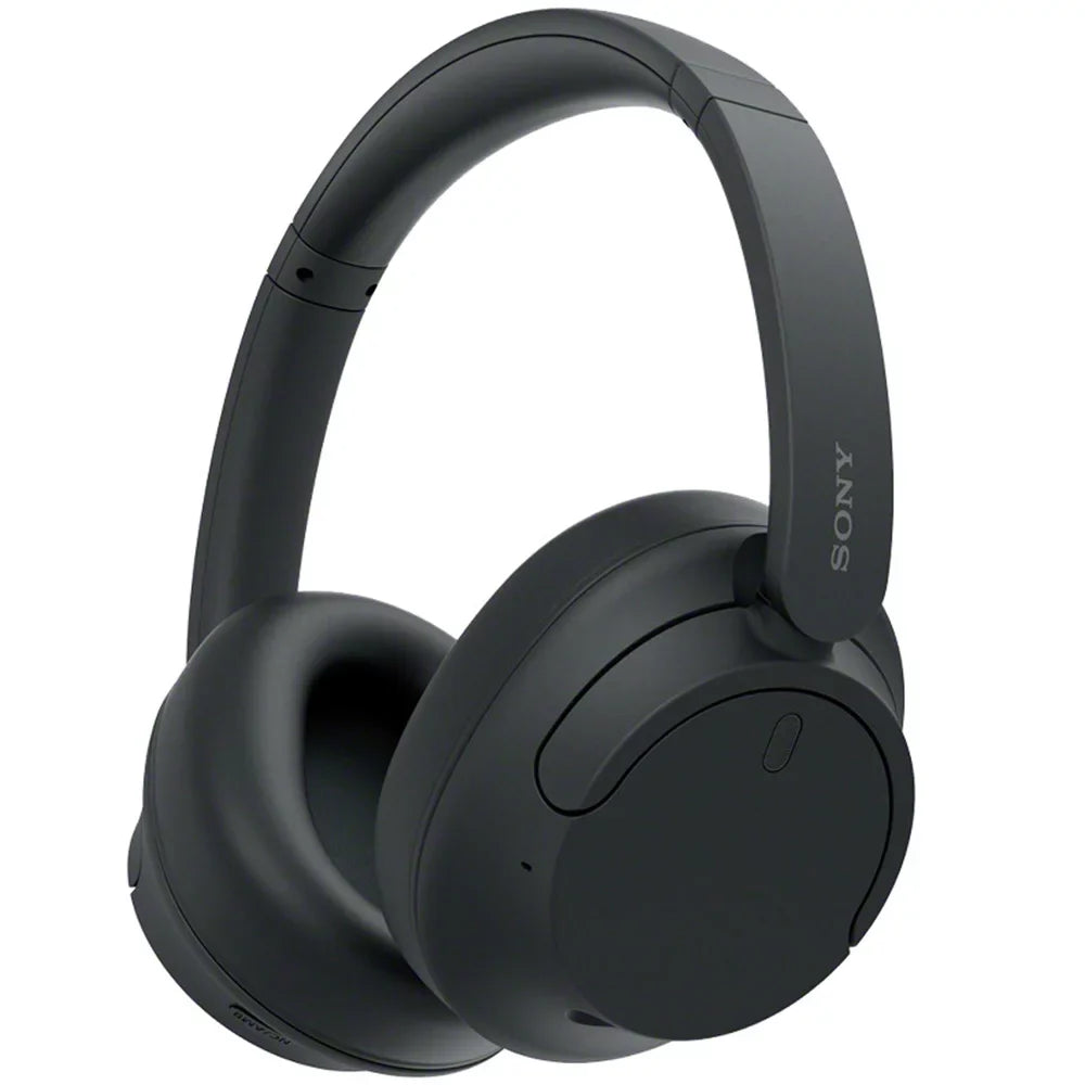 Sony WH-CH720N/B Wireless Noise Cancelling Headphone, Midnight Bundle with Deco Gear Hard Case + Pro Audio Headphone Stand + Microfiber Cleaning Cloth