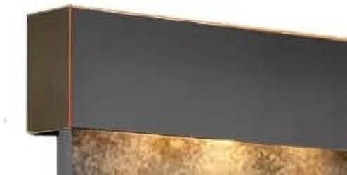 Adagio OFR1502 Olympus Falls Round Wall Fountain - Ebony Copper-Green Natural Slate