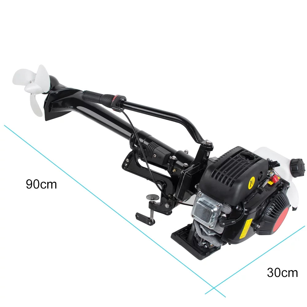 4 Stroke 3.6 HP Outboard Motor 55CC Boat Engine With Air Cooling System