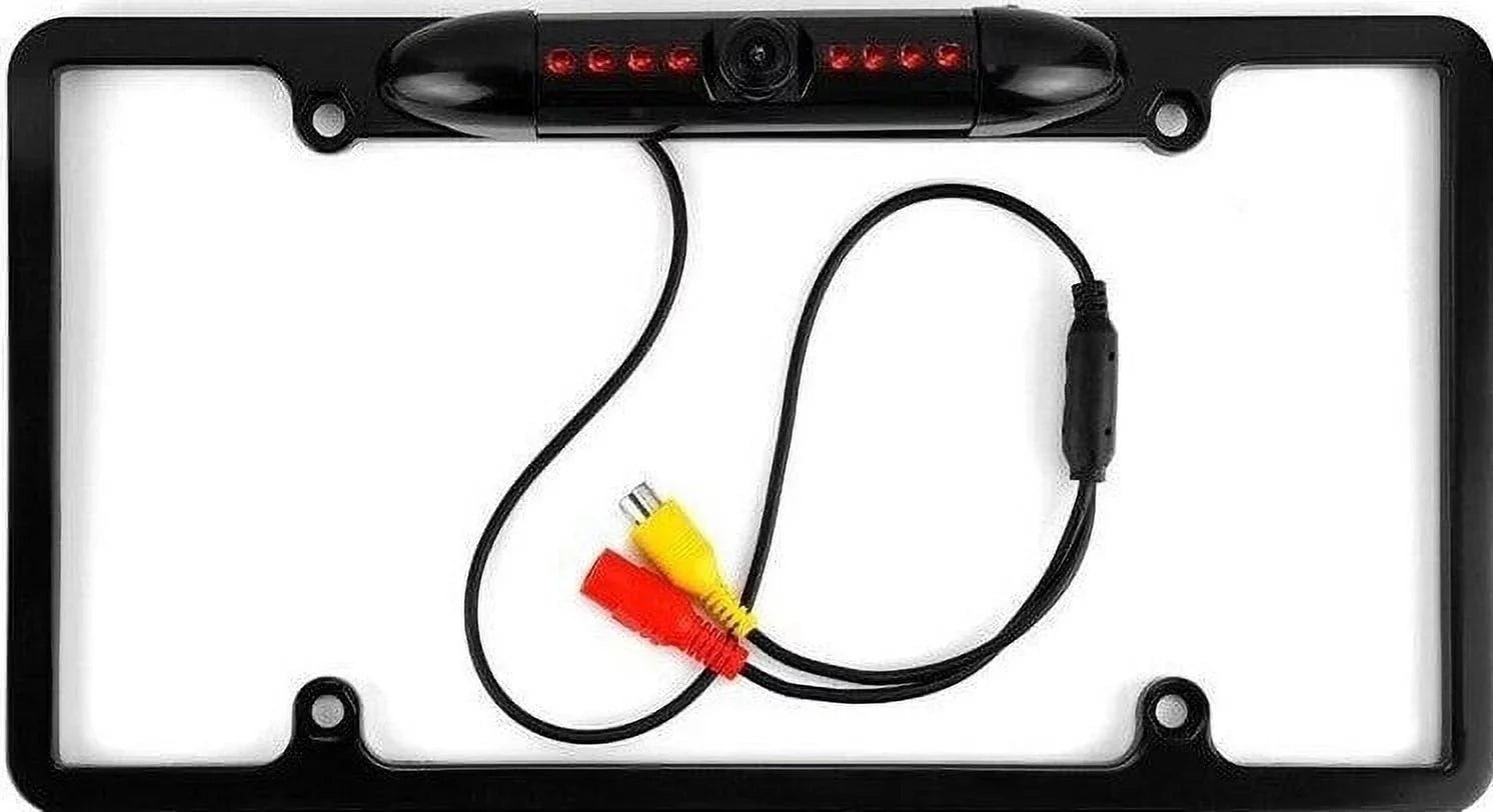 Backup Camera Rearview License Plate Frame for BOSS BOSS Car Radio Midnight