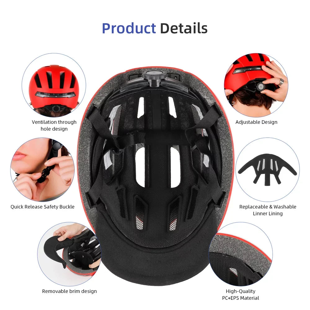 Nebublu Breathable & Comfortable Cycling Helmet - Perfect for People and Gentlemen Riders