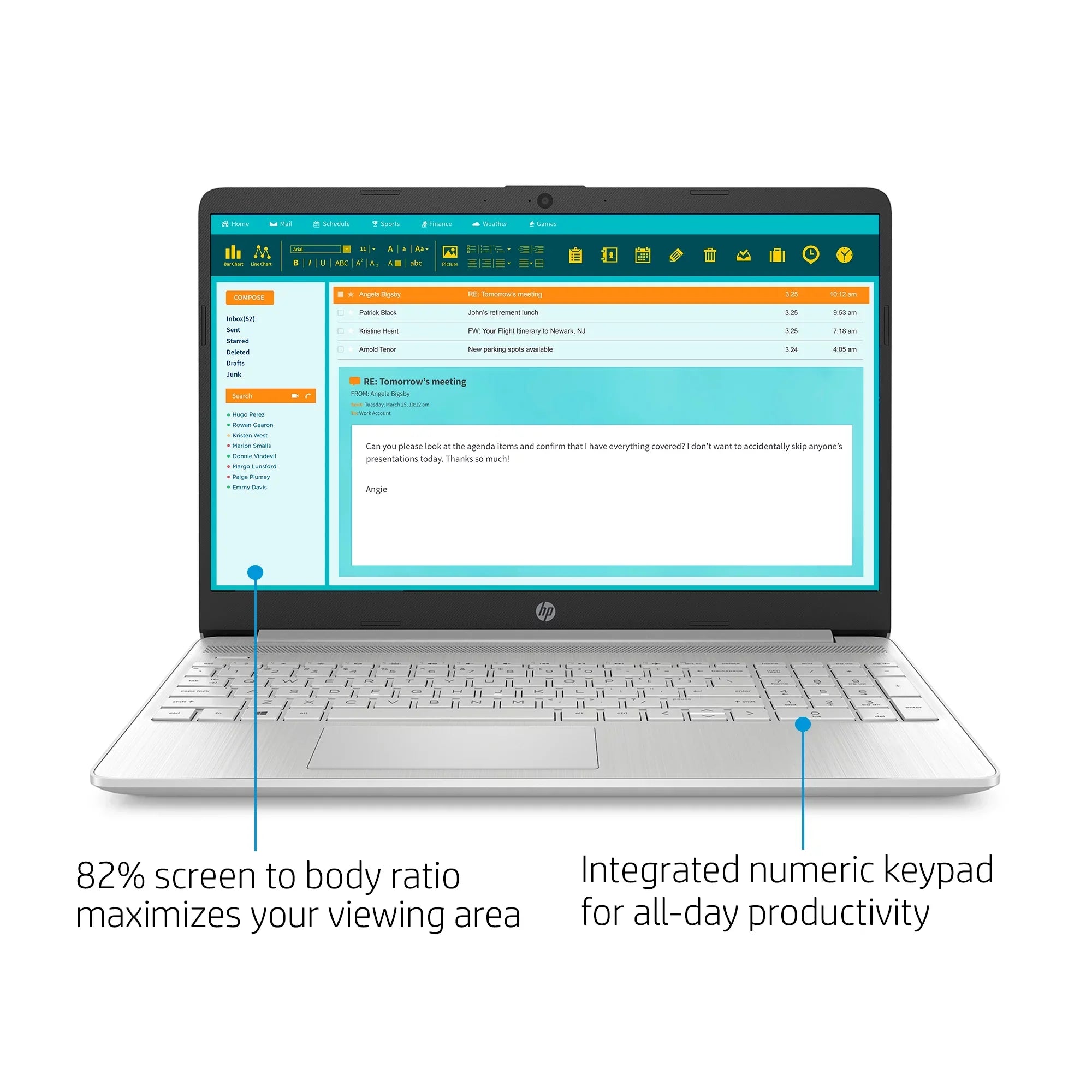 HP 15” i3-SILVER