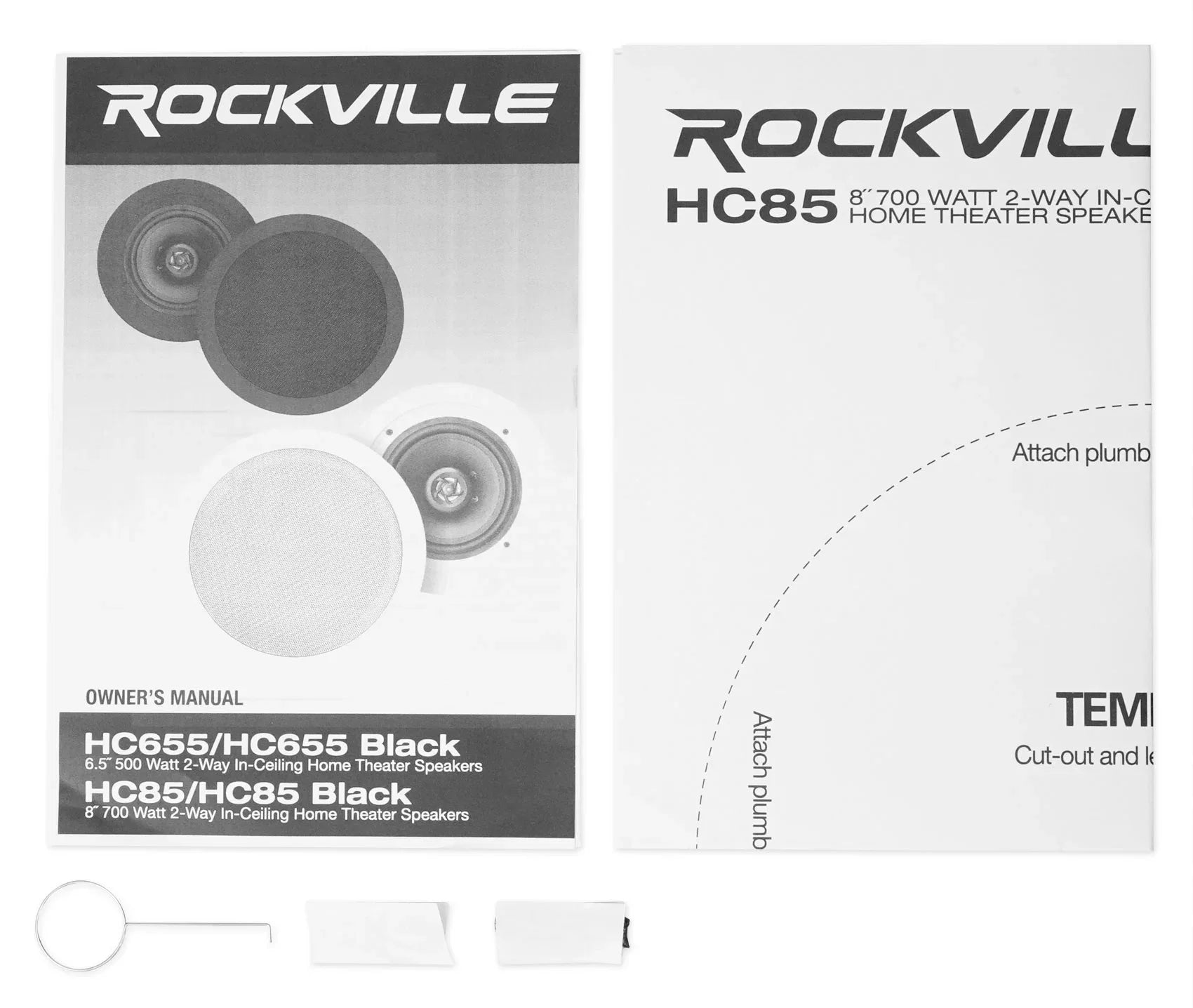 Rockville ROCK MATRIX Multi Room Home Receiver+6) Ceiling+2) Midnight Wall Speakers