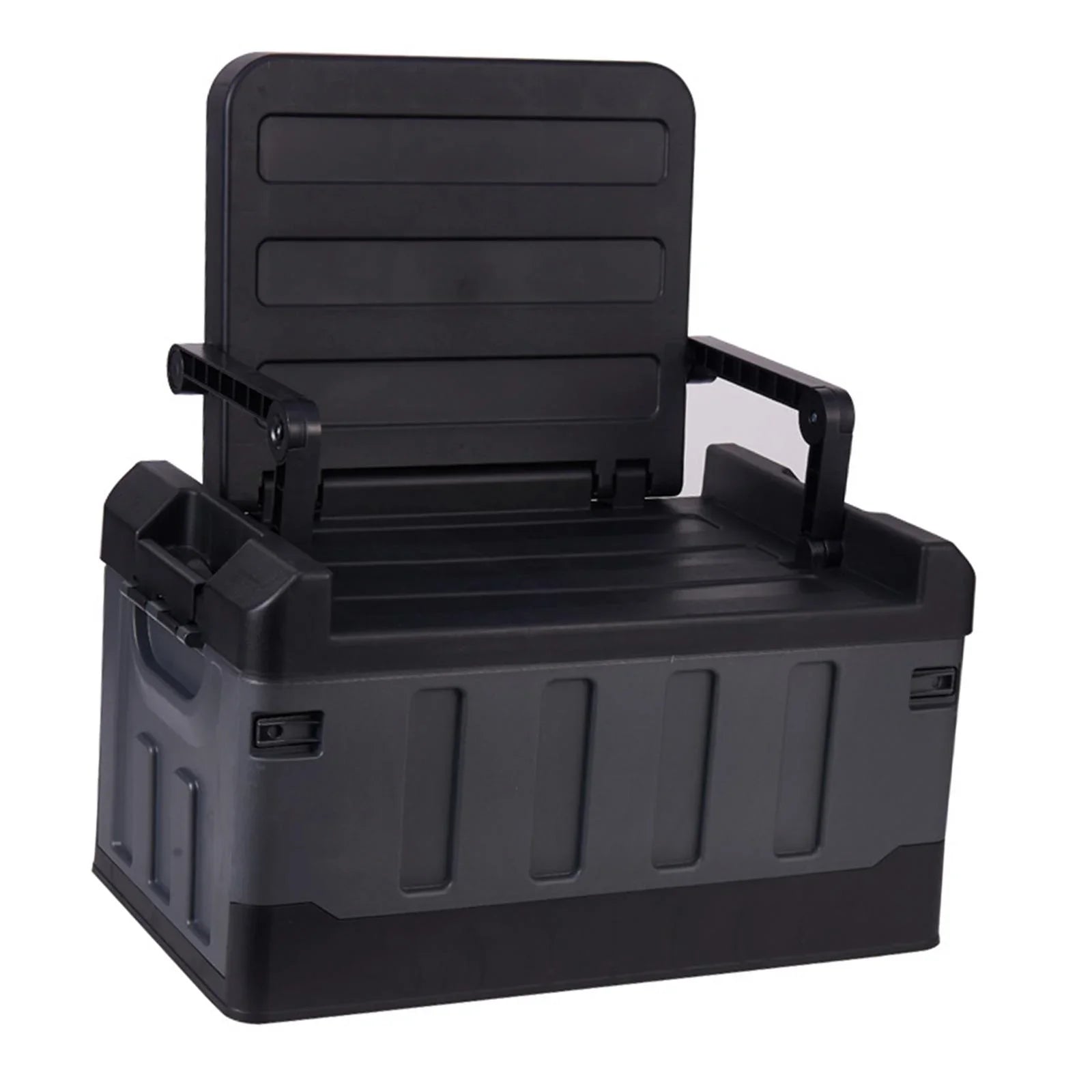 Car Trunk Organizer Portable Car Boot Storage Organiser for Cars SUV Cooking Dark