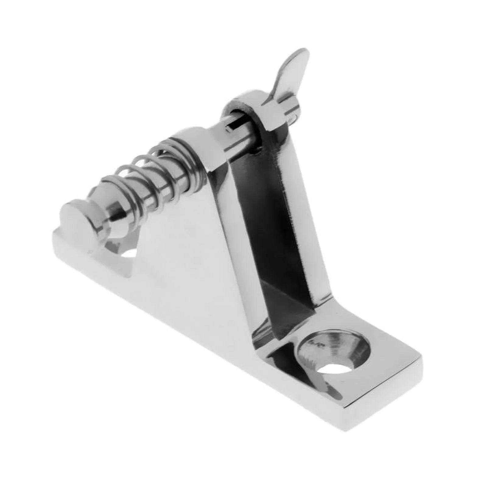 4 Pieces Heavy Duty 316 Stainless Steel Marine Boat Canopy Cover Deck Mount Bimini Top Fitting with Removable Quick Release Pin