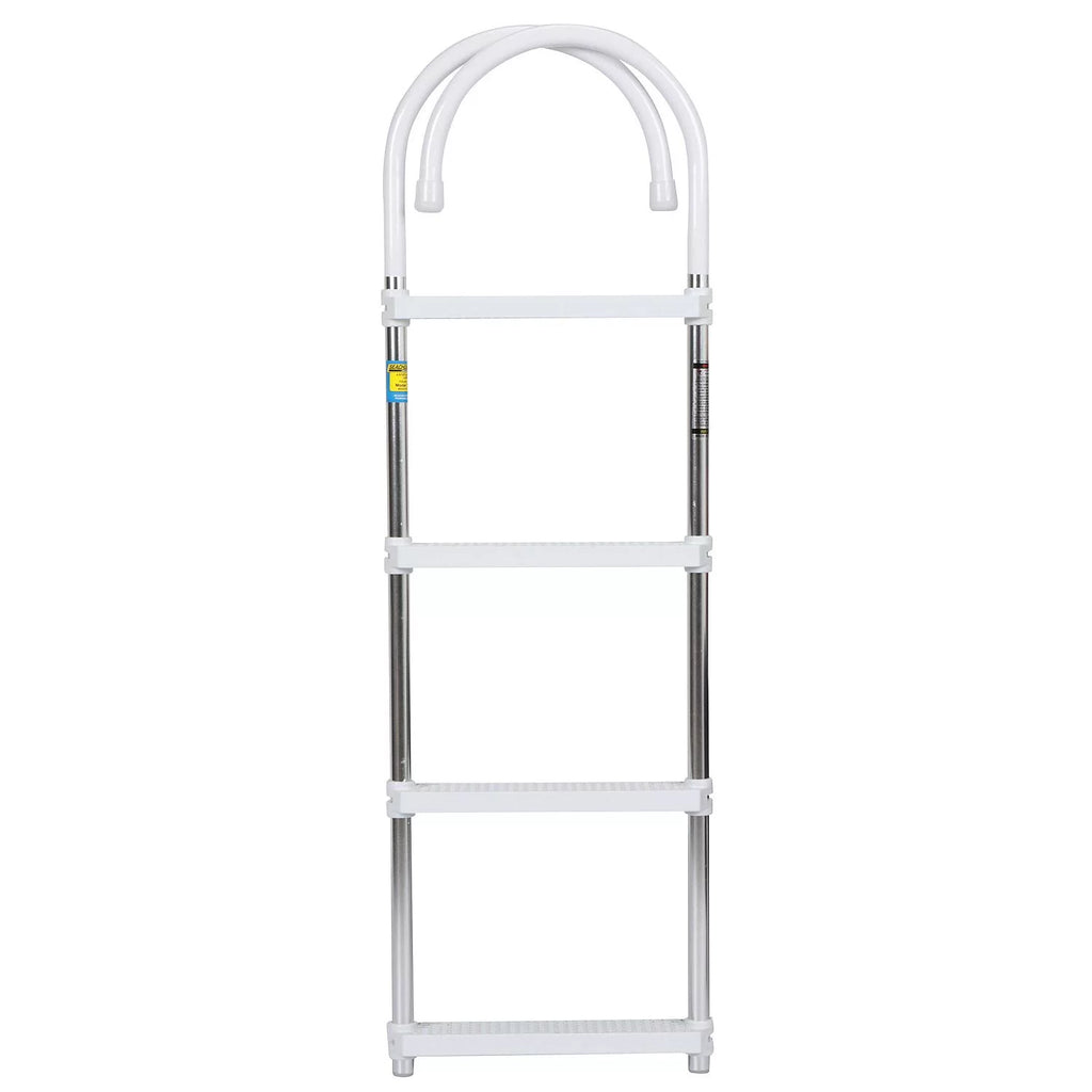 Seachoice 71560 Aluminum Boarding Ladder – 4 Steps – 15 Inches Wide x 47 Inches Tall