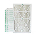 12 Pack of 18x24x2 MERV 10 Pleated 2" Inch Air Filters by Glasfloss. Actual Size: 17-1/2 x 23-1/2 x 1-3/4