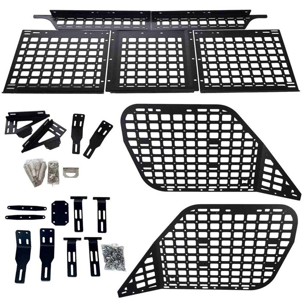 BAKOD Molle Storage Window Shelf Set Panel for 2010-2023 Toyota 4Runner Ebony MSW100 MSPS100