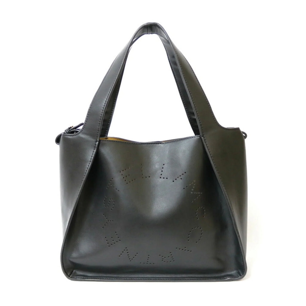 Pre-Owned Stella McCartney Shoulder Bag Polyurethane Ebony Ladies (Good)