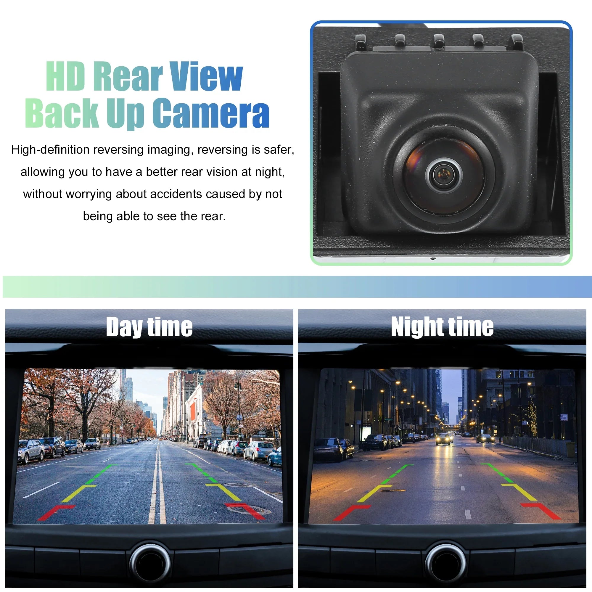 Unique Bargains Car Rear View Back Up Camera Rear Park Assist Reverse Camera for Chevrolet Malibu 2016-2023