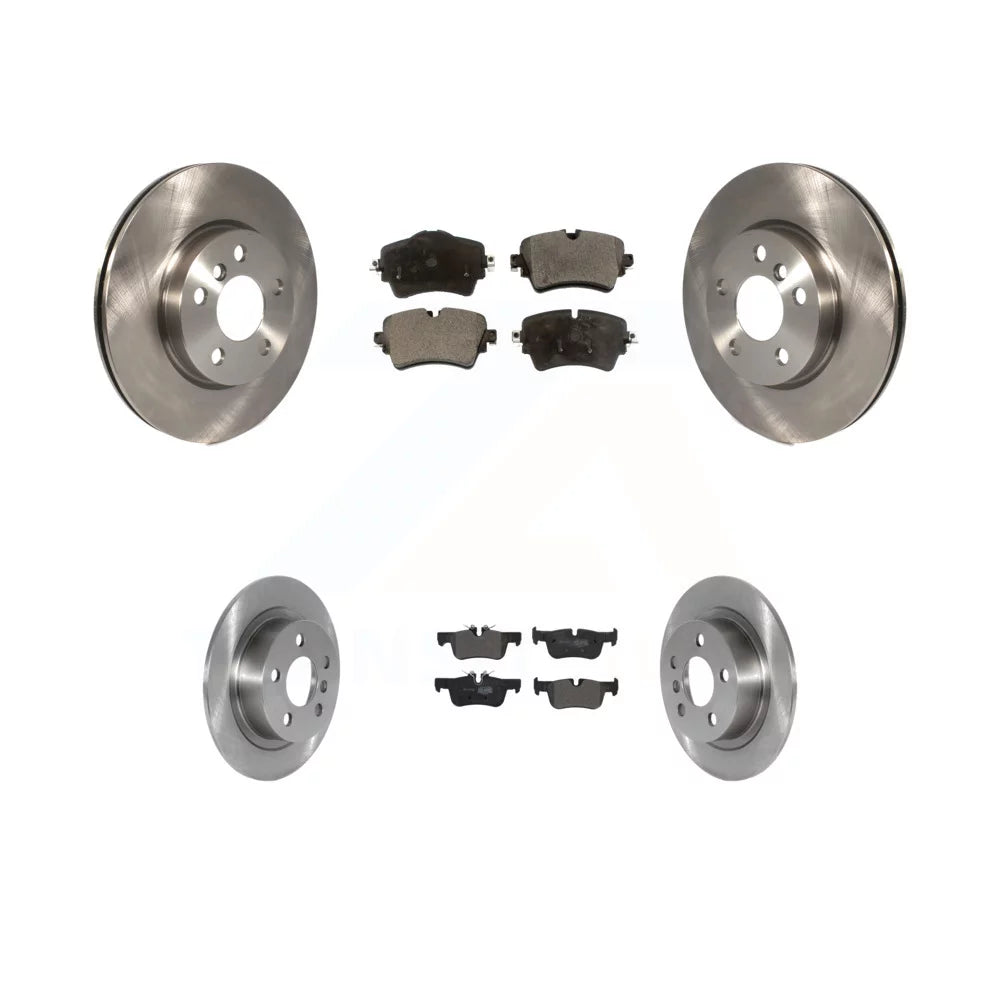 Transit Auto - Front Rear Disc Brake Rotors And Semi-Metallic Pads Kit For Mini Cooper Clubman K8F-103495