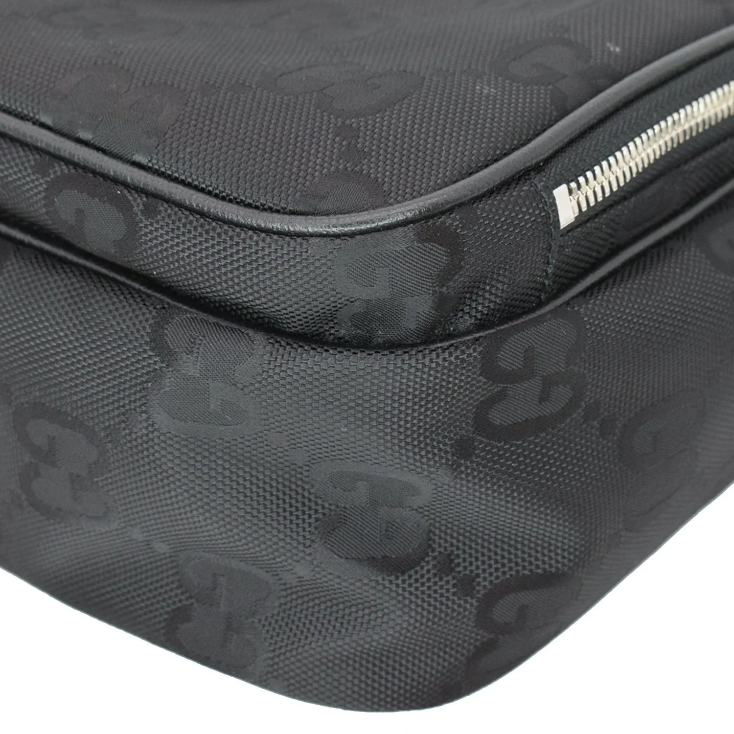 Pre-owned GUCCI Off The Grid GG Monogram Nylon Shoulder Bag Midnight 625858