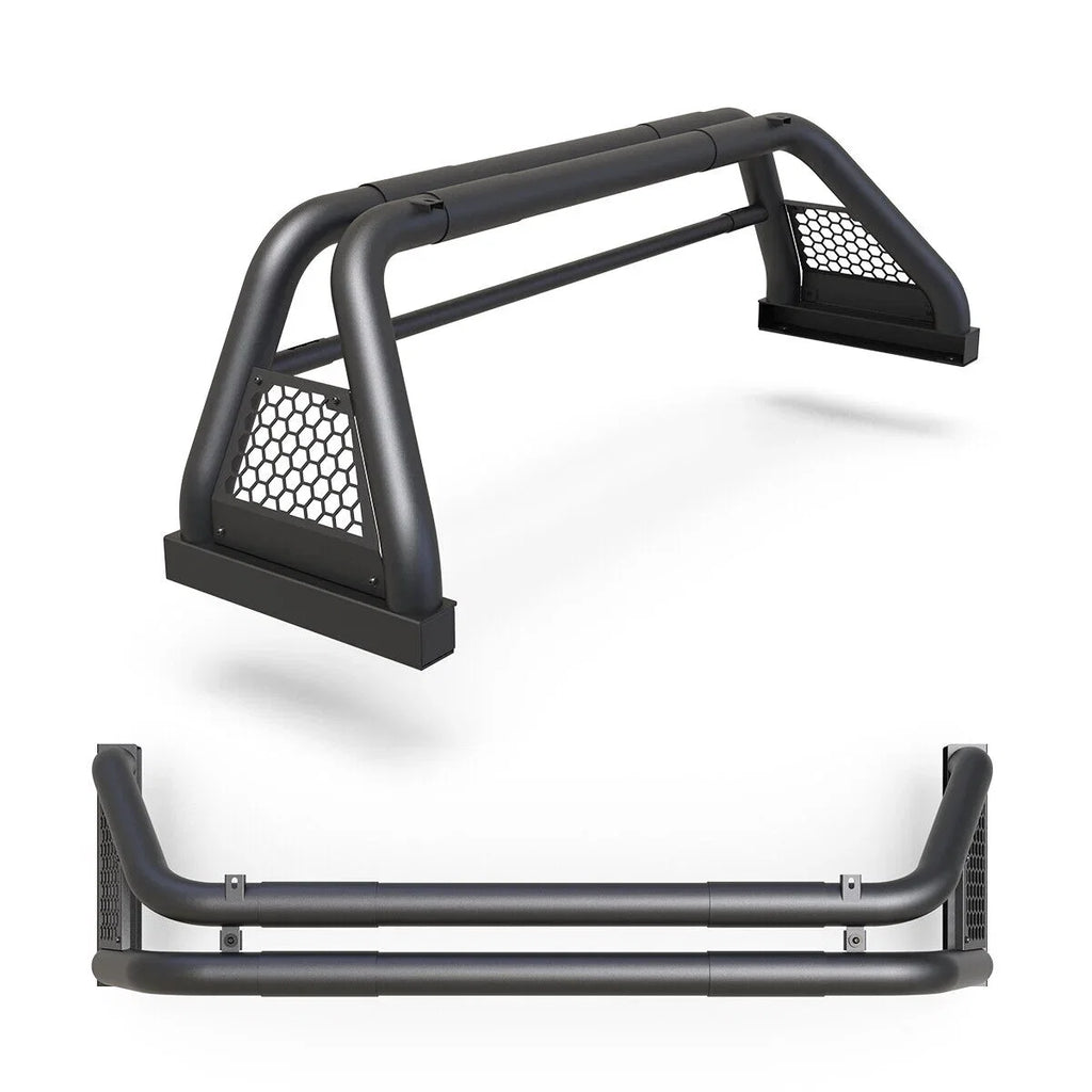 62.9-74.7" Adjustable Truck Roll Sport Bar Chase Rack Bed Bar Fit For 2019-NOW Chevy Silverado/GMC sierra