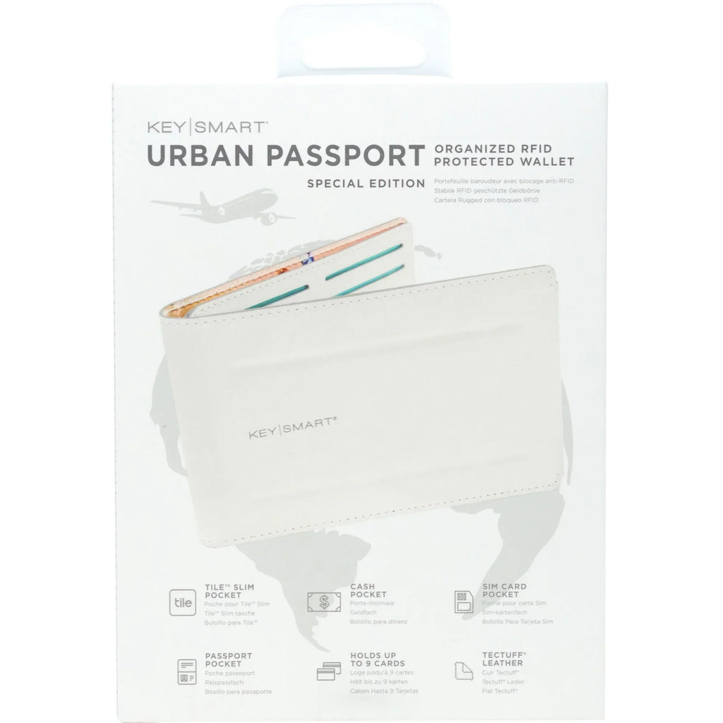 KeySmart Urban Union Rugged Carrying Case (Wallet) KeySmart Passport, Light Gray