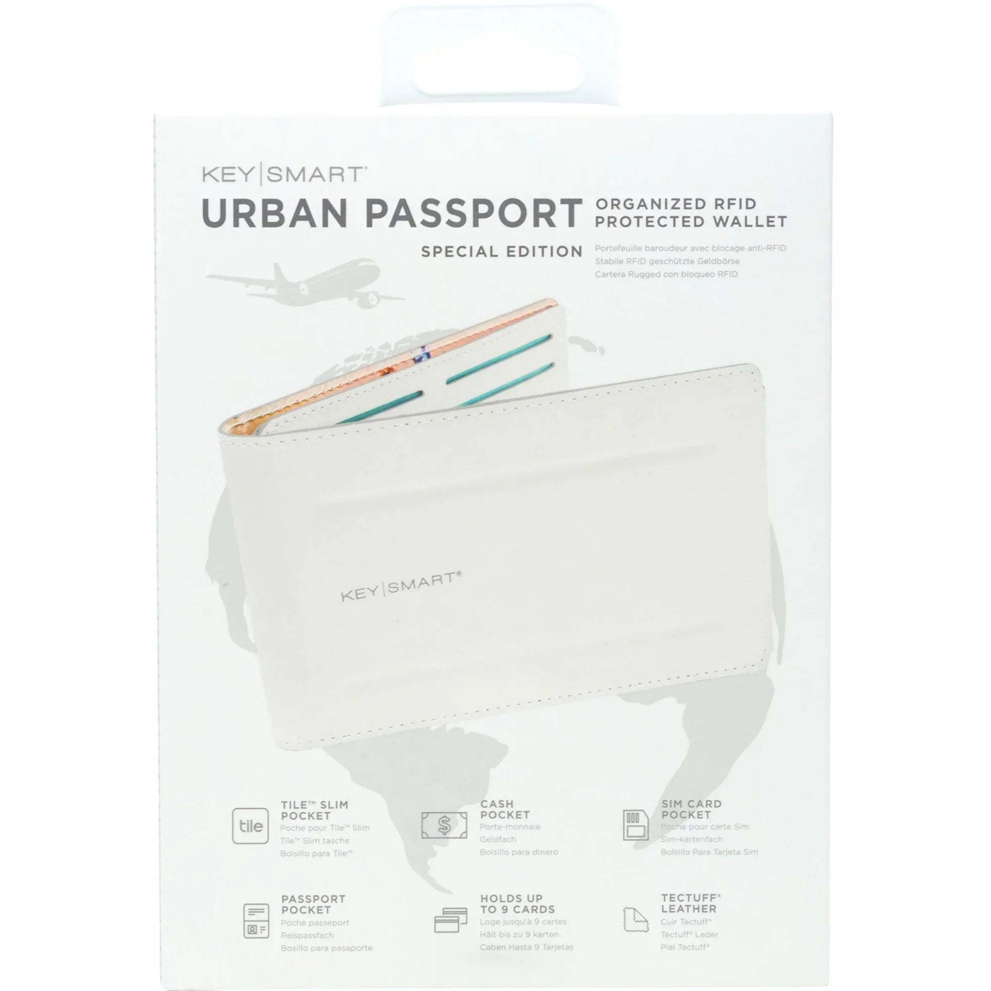 KeySmart Urban Union Rugged Carrying Case (Wallet) KeySmart Passport, Light Gray