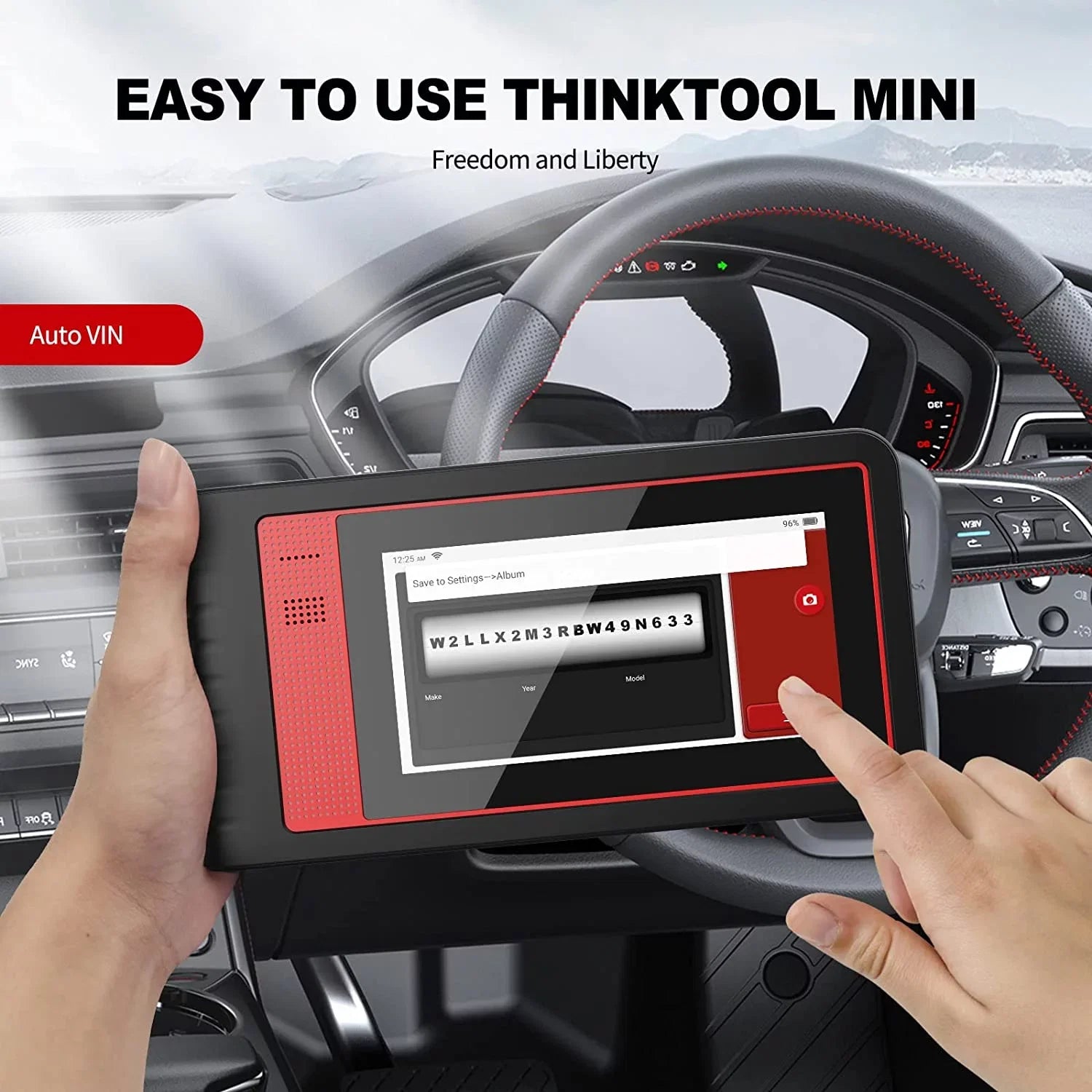 THINKCAR Car Diagnostic Scan Tool OE-Level All Systems Diagnostic 28+ Services AutoAuth for FCA SGW