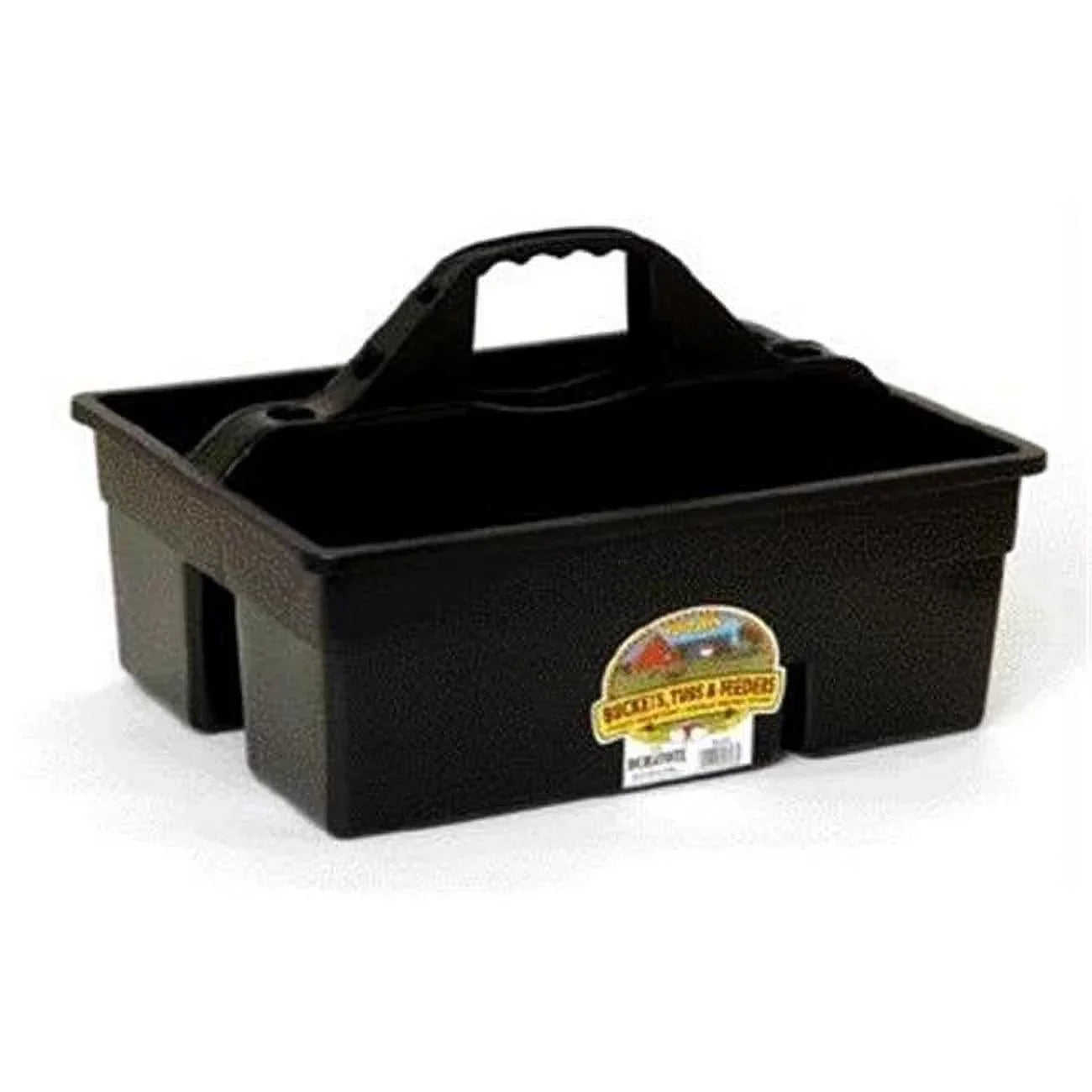 Inc Plastic Dura Tote- Dark - Ebony