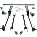Triangulated Rear 4-Link Assembly with 40 Coilovers for 1940 Ford Delivery