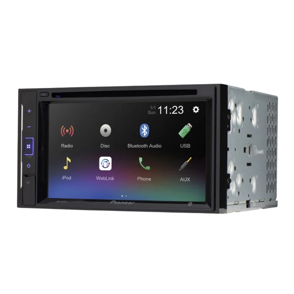 KIT2416 Bundle with Pioneer Multimedia DVD Car Stereo and Installation Kit - for 2001-2005 Pontiac Grand AM / Bluetooth Touchscreen, Backup Camera, Double Din Mounting Dash Kit