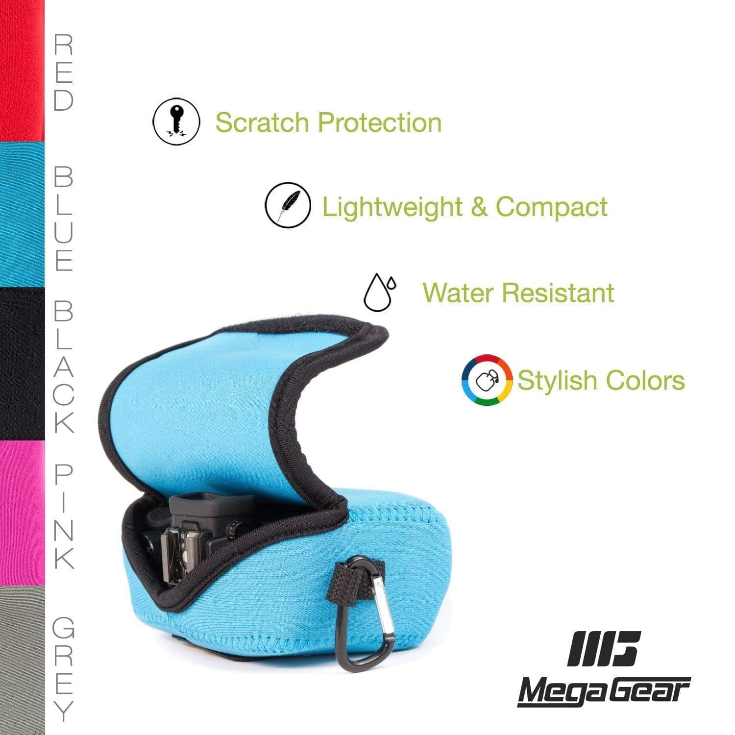 MegaGear Canon PowerShot SX720 HS, SX710 HS, Sony DSC-HX60V, DSC-HX50V, Canon SX700 HS, G16, SX170 IS, G15, SX160 IS Neoprene Camera Case