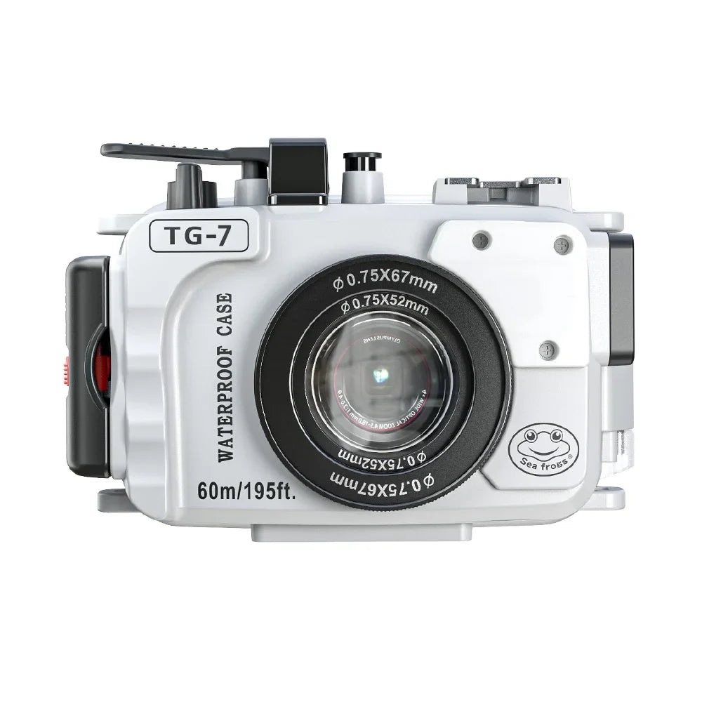 GoolRC TG 7 Camera Housing Case, Underwater 60m Diving Protective Case with Adapter