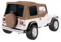 Rampage by RealTruck 99617 Factory People Soft Top For 1987-1995 Jeep Wrangler YJ With Door Skins, Spice