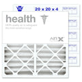 AIRx Filters 20x20x4 Air Filter MERV 13 Pleated HVAC AC Furnace Air Filter, Health 6-Pack, Made in the USA