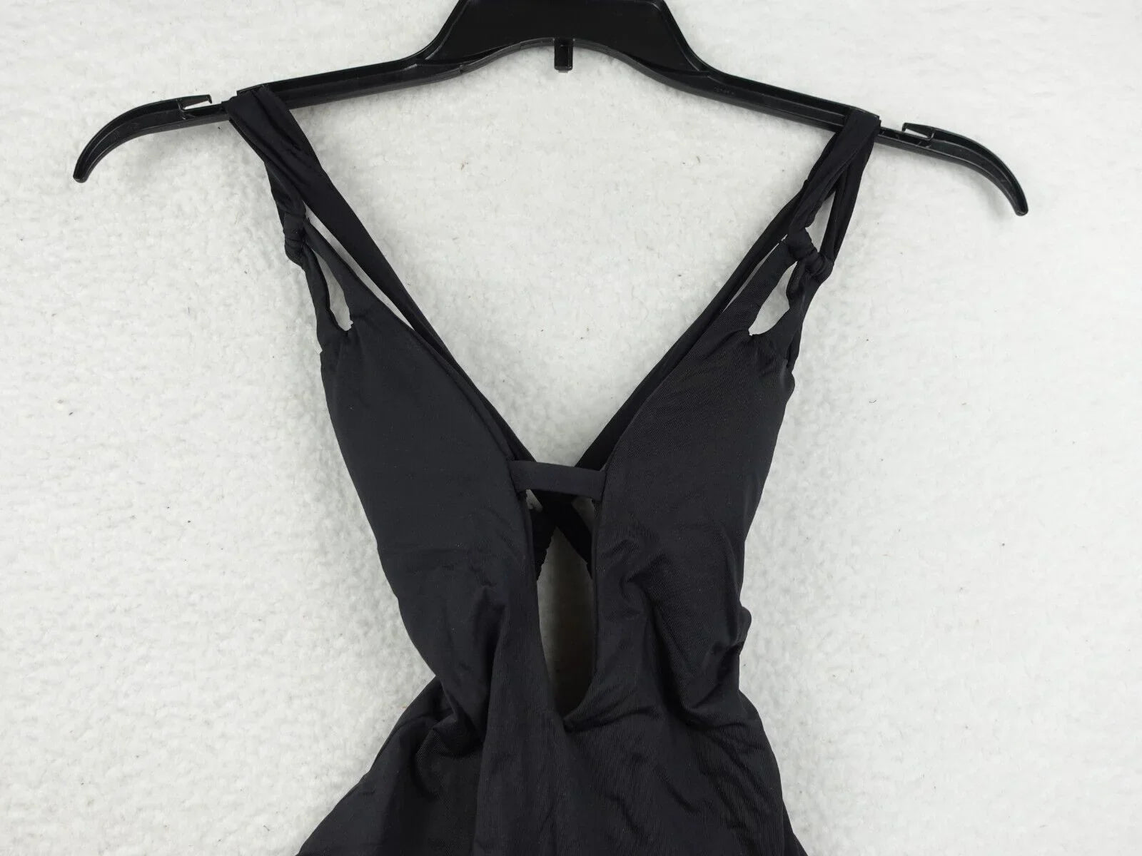 BECCA Swimsuit XS - Ebony - Rebecca Virtue Color Code Skylar Plunge One-Piece