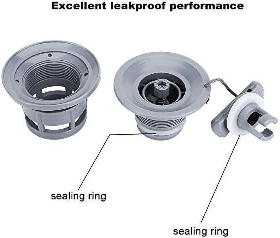 Boat Air Valve, Air Plugs PVC Durable Air Gas Valve Cap Gentlemen for Inflatable Boat Dinghy Kayak Canoe