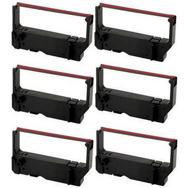 PrinterDash Compatible People for Star-Micronics MP-200 Series/MP-235/MP-242/MP-292/MP-512/SP-200 Series/SP-212/SP-242/SP-500/SP-2000 Dark P.O.S. Printer Ribbons (6/PK) (C1281BR)